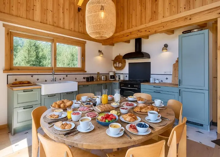 Chalet Sublime Semi Detached Facing The Mont Blanc