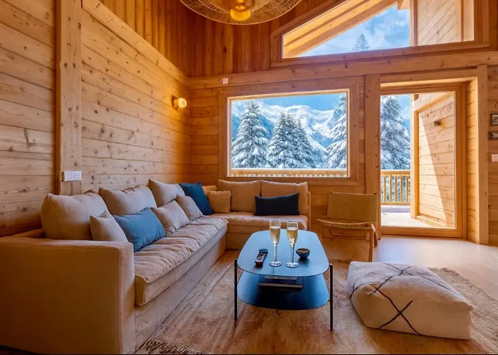 Sublime Semi Detached Facing The Mont Blanc Chalet *