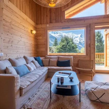 Sublime Semi Detached Facing The Mont Blanc Chalet *