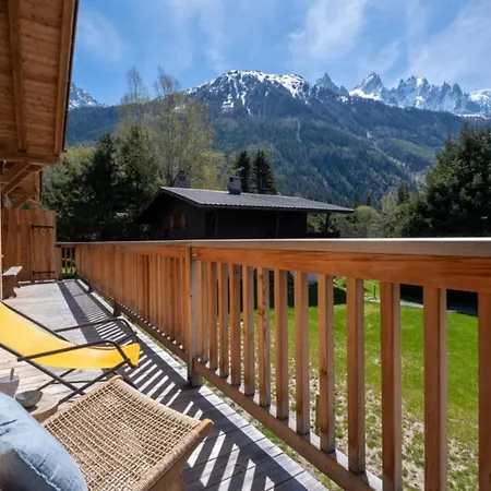 Chalet Sublime Semi Detached Facing The Mont Blanc