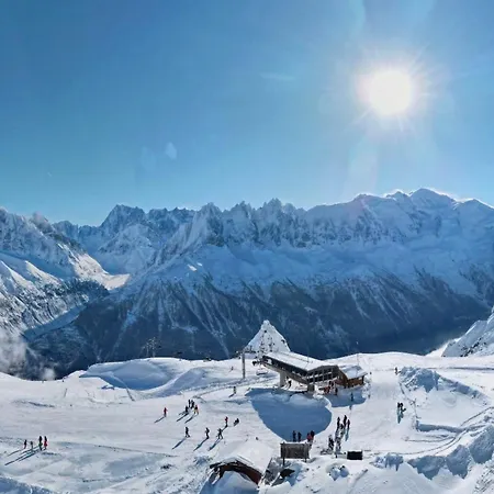 De Printemps Vue Mont-blanc Cosy Chalet